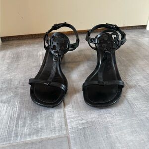 Tory Burch Miller T-Strap Wedge Sandal sz 6 1/2